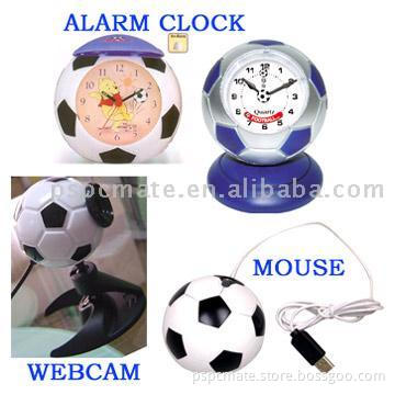 Football Webcam, Mouse, Clock